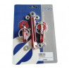 Ganchos Capot Dakar Sparco Alu Rojo