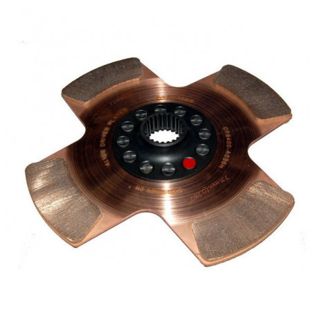 Disco de embrague AP RACING 4 patines Simca Rallye 2 y 3 184mm diam. 18.3 21 dientes espesor 7.11 