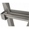 Puesto de trabajo plegable gris