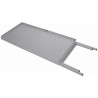 Mesa plegable acero gris