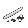 Retrovisor interior gran angulo 15 pulgadas en aluminio, vidrio y ABS, vendido con soporte diámetro 50,8mm y kit reducción