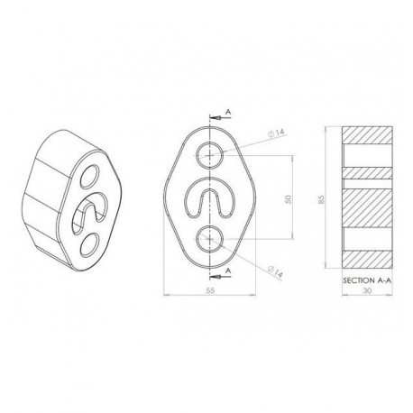 Silent Bloc Powerflex escape universal