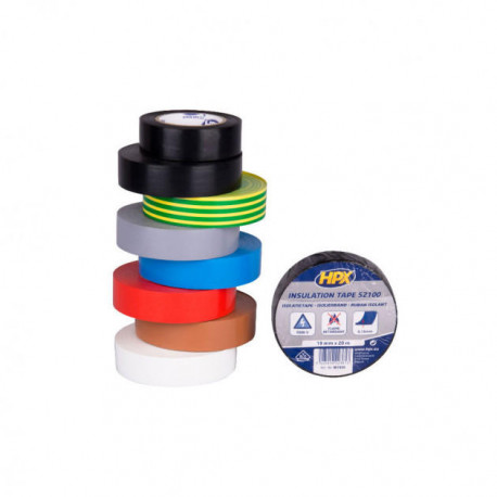 Cinta Aislante HPX PVC VDE Combinado 19mm X 20m Lote De 10