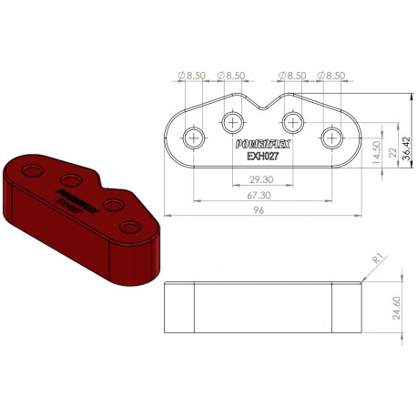 Silent Bloc Powerflex  Escape universal