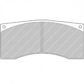 Pastillas Freno Delantero Ferodo DS1.08 para Citroën DS3 1.6 THP 155 01.13 - Pinzas Alcon