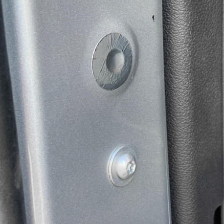 Adhesivos circulares en Aluminio Rollo de 100 piezas