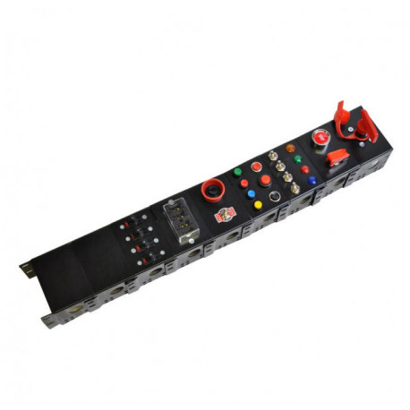 Consola Central Botón Arranque + Interruptor Rojo
