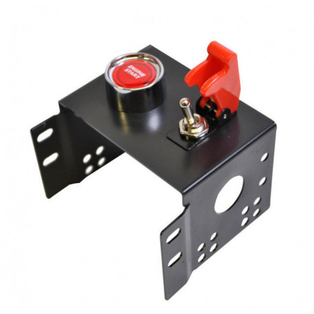 Consola Central Botón Arranque + Interruptor Rojo