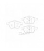 Pastillas de freno GT2I Race delantero AUDI A3 - A3 Quattro (8L) 1.8i 20V Turbo, 1.9 TDI 130 hp 96-03