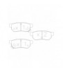 Pastillas de freno GT2I Race trasero HONDA CIVIC (EG-EK) 1.6i 16V VTi 160 hp 185 hp 91-01