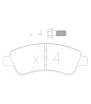 Plaquettes de frein GT2i Race Avant pour CITROEN DS3 1.6i 16V R1 - Etriers de frein Bosch
