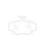 Plaquettes de frein GT2i Club Avant pour RENAULT Thalia II (LU1/2_)/ Symbol 2.3 RS AWD 350cv 2008-09-01-