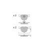 Plaquettes de frein GT2i Club Arrière pour BMW Serie 3 (E46) M3 3.2i V6 1998-05 - Etriers de frein Ate 