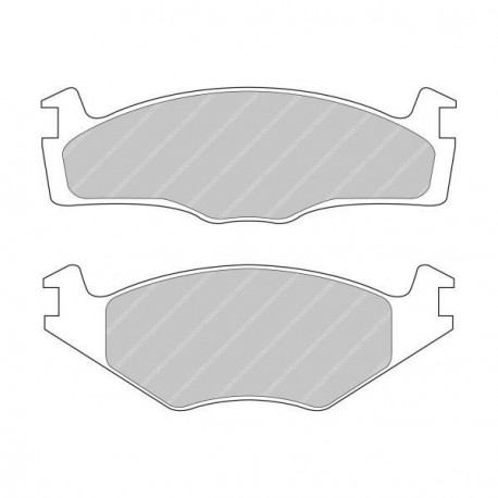 Pastillas de Frenos Ferodo DS3000 Delante Volkswagen Golf 2 GTI 16S