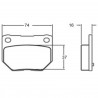 Pastillas de Freno PFC Trasero Subaru GT 16mm