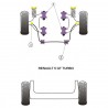 Silemblock Powerflex Trapecio Delantero Renault R5 GT Turbo (4 Piezas)