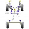 Silemblock Powerflex Trapecio Delantero Seat Después 2002 Trasera (2 Piezas)