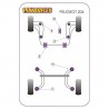 Silemblock Powerflex Trapecio Delantero Ant Peugeot 206 (2 Piezas)