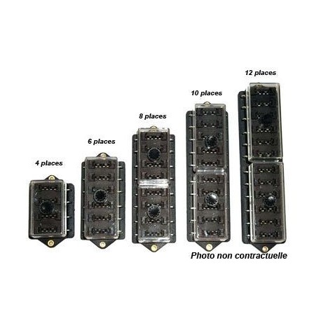 Porta fusibles 8 Plazas