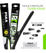 Essuie-glace PIAA SiTech 400mm Silicone (unite)
