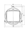 Phare Spot LED PIAA 5000K 86W 12V 7,5A 5800lm