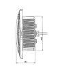 Phare Spot LED PIAA 5000K 86W 12V 7,5A 5800lm