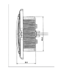 Phare Drive LED PIAA 5000K 86W 12V 7,5A 9000lm