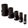 Reductor Derecho Silicono Silicon Hoses 63-60mm Negro