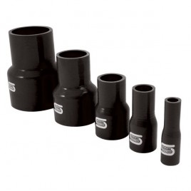 Reductor Derecho Silicono Silicon Hoses 80-60mm Negro