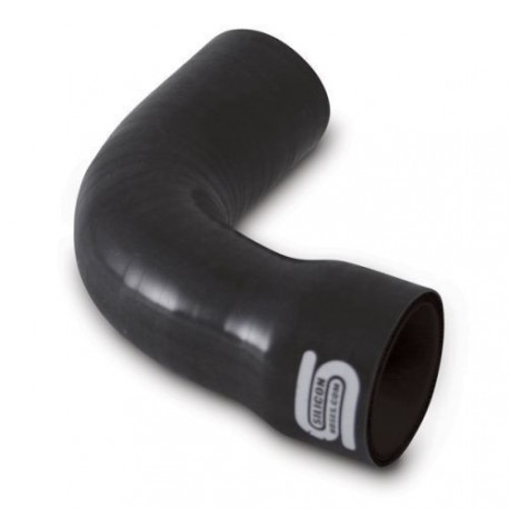 Codo Reductor Silicona Silicon Hoses 38-32mm 90° Negro