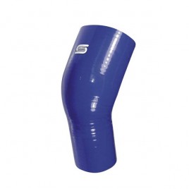Codo Reductor Silicona Silicon Hoses 76-63mm 45° Azul