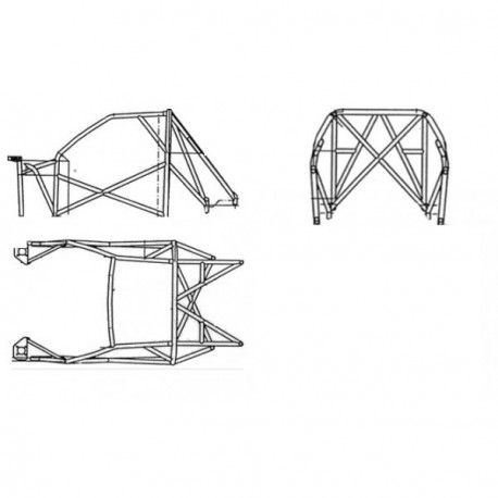 Estructura de Múltiples Puntos Sparco Peugeot 106 Maxi