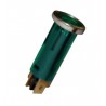 Testigo Luminoso Tubular Verde 16.75mm