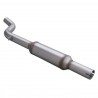 Tubo Central RMS Inox con Parallamas Renault Clio RS 2006-2009
