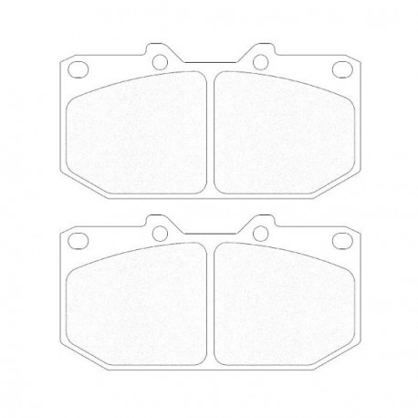 Pastillas de Frenos CL Brakes RC6 Delante Subaru 4 Pistones