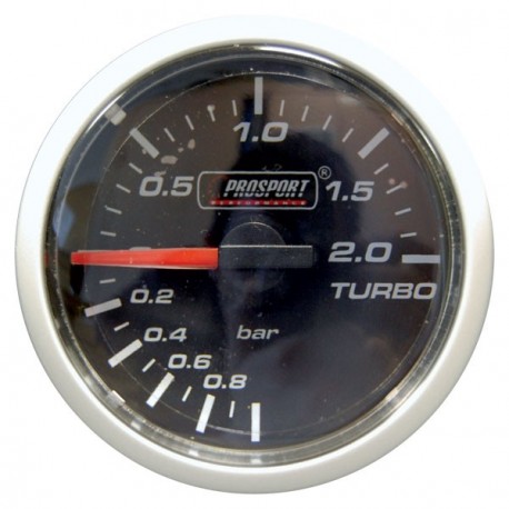 Manómetro Prosport Presión Turbo Diámetro 52mm -1 - +2 Bars