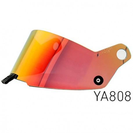Visera STILO Iridium Rojo Oscuro Casco ST5