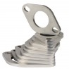 Brida 2 tornillos soldar  Diámetro 65mm espesor 8mm